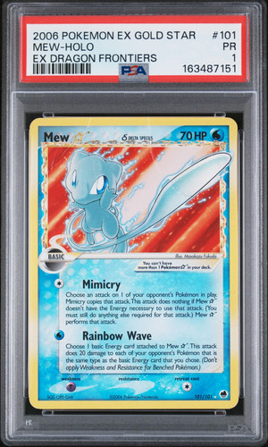 Mew holo psa 2006 pokemon - 2006, ex