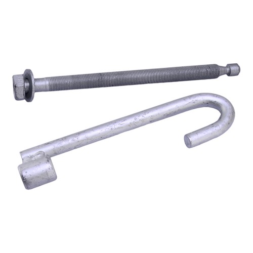 Spare tire screw rod - &, hook