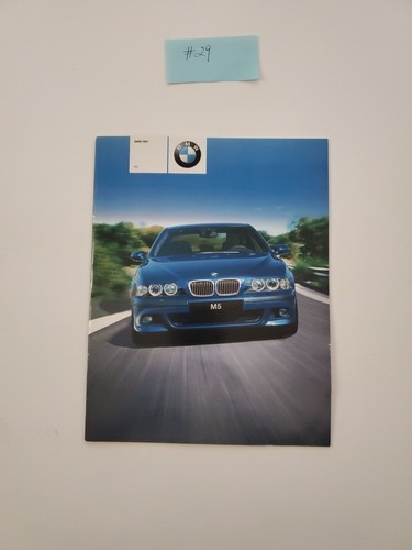 Mint 2001 bmw brochure - brochure, 01