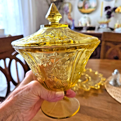 1930 federal glass cabbage - 1930's, "cabbage