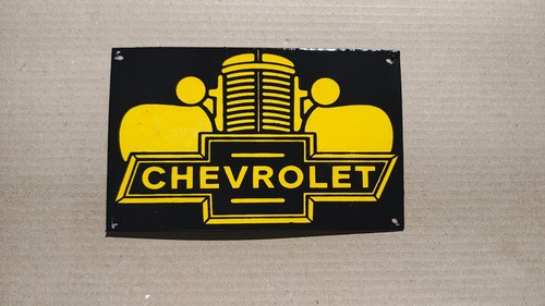 Porcelain chevrolet enamel - porcelain,