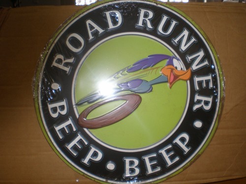 Road runner sign 2 inch - road,