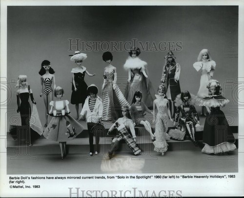 1984 press photo barbie doll - press,