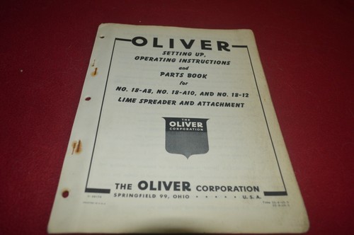 Oliver white tractor a8 - tractor, 18-a8