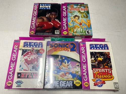 Sega game gear factory sealed - game,