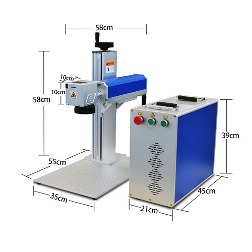 50w split fiber laser - 50w,