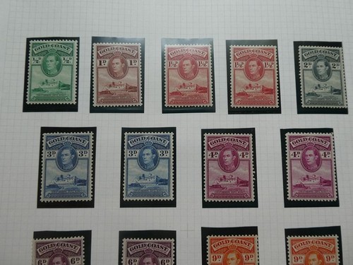 Gold coast 1938 gvi set - 1938-43,