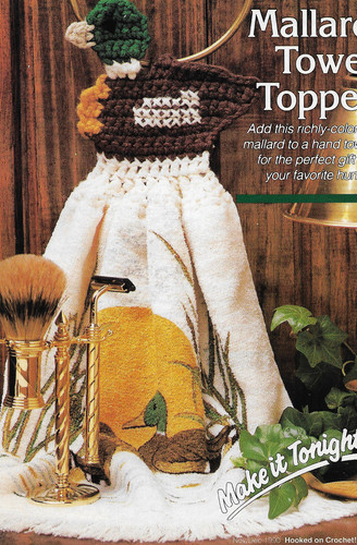 Mallard duck towel topper - mallard,