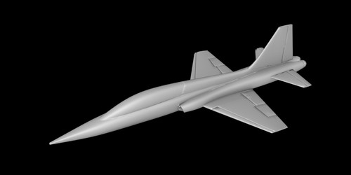 Printed aircraft plane - t-38,