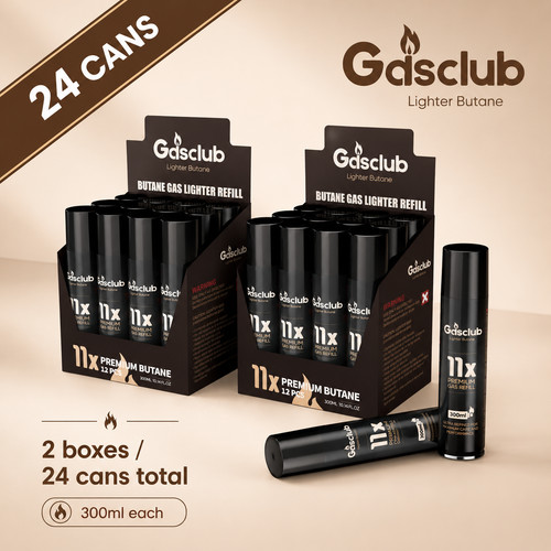 Cans 11x refined butane - 24,