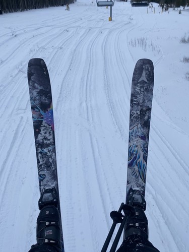 Atomic bent chentler skis - bent,