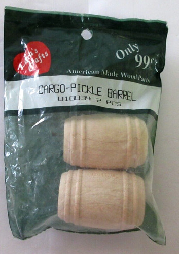 Wooden unfinished pickle - wooden,