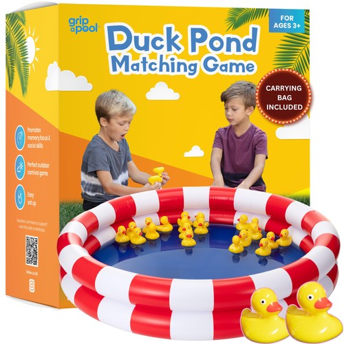 Duck pond matching - matching, carnival