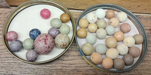 Lot clay marbles - of, 39
