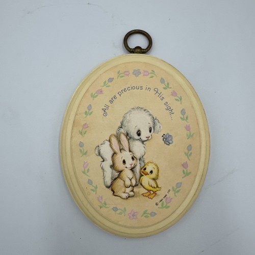 Vtg hallmark wooden - wooden, wall
