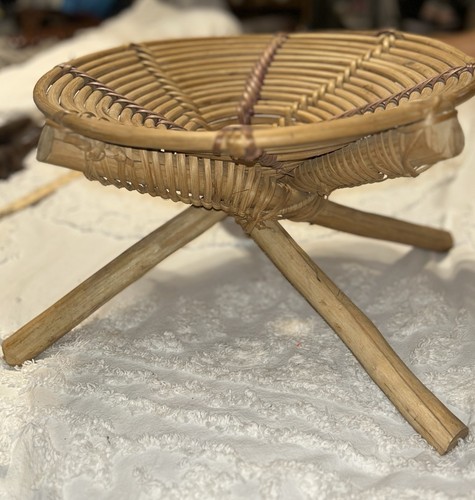 Vtg 1970s african rattan - vtg,