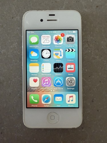 Apple iphone white - iphone, 4s