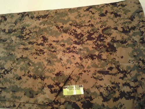 Camoflauge cloth fabric - , usmc