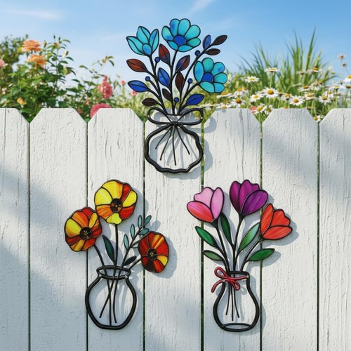 3pc metal flower - 3pc, |