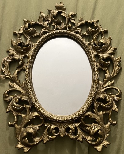 Antique rococo mirror - antique,