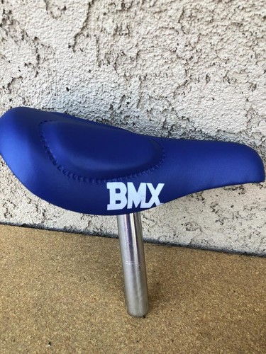 Blue kid bicycle seat - bicycle,