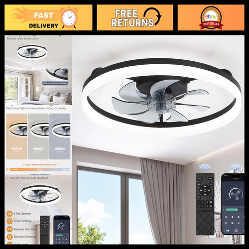 Low profile ceiling fan - 20",