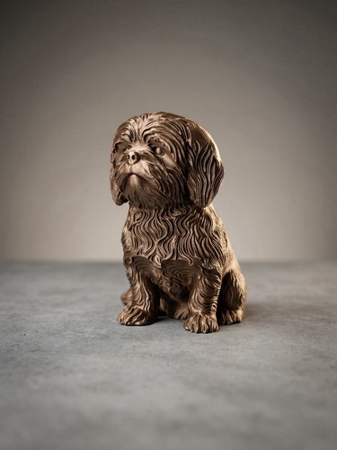 Shih tzu statue for decoration - statue,