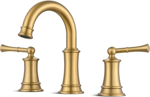 Brass brushed gold faucet - brass,