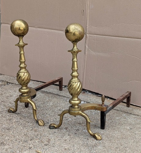 Antique vintage old brass - 18",