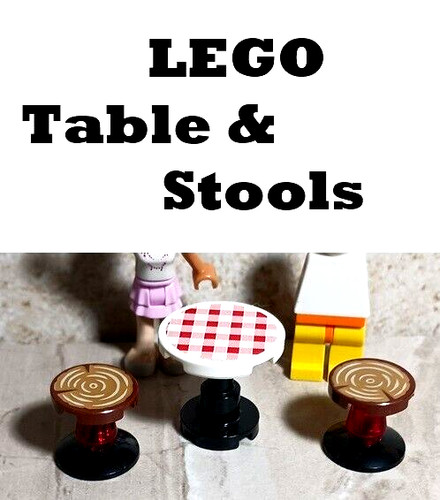 Lego table chairs - table,