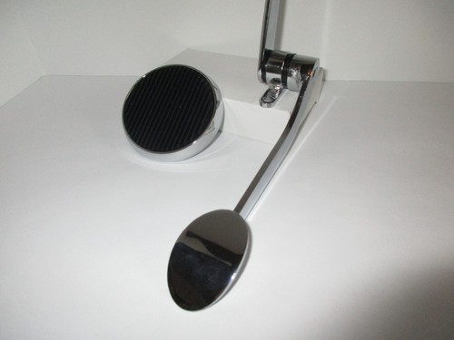 Chrome steel spoon - chrome,