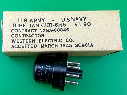 6h6 ken rad vacuum tube - 6h6,