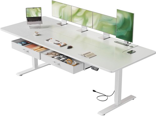 Electric standing desk with - desk,