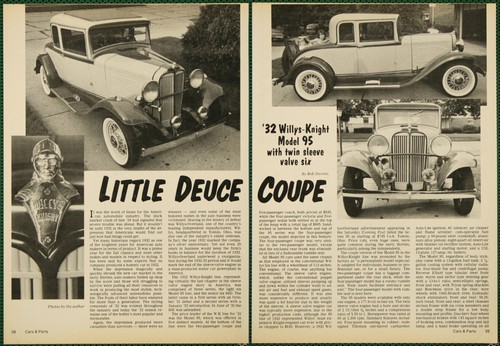 Willys knight 1932 - knight, model