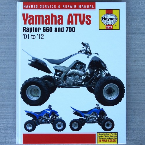 2001 2012 yamaha - raptor, 660
