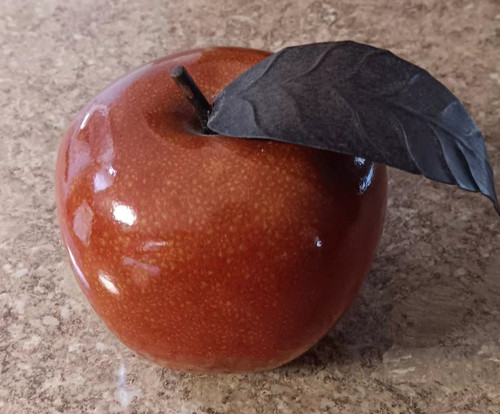 Zodax glazed ceramic apple - zodax,