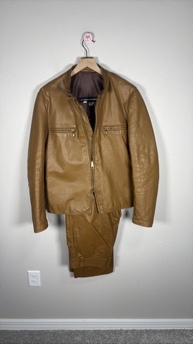 Vtg harley davidson brown - harley,