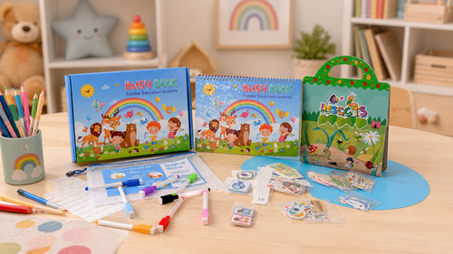 Montessori busy book toddler - |,