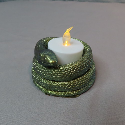 Snake tealight candle holder - tealight,