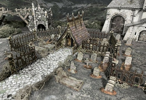 Fantasy terrain graveyard - terrain,