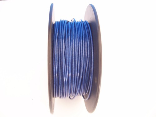 Blue vinyl coated wire rope - coated,