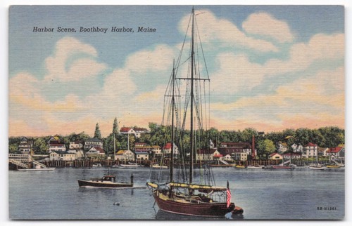 Vintage boothbay harbor maine - boothbay,