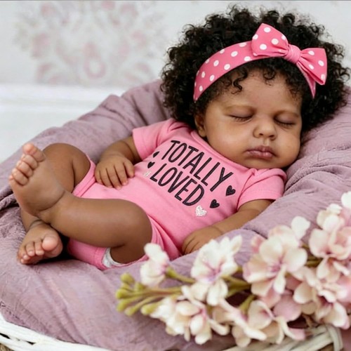 Inch black reborn baby doll - 20,