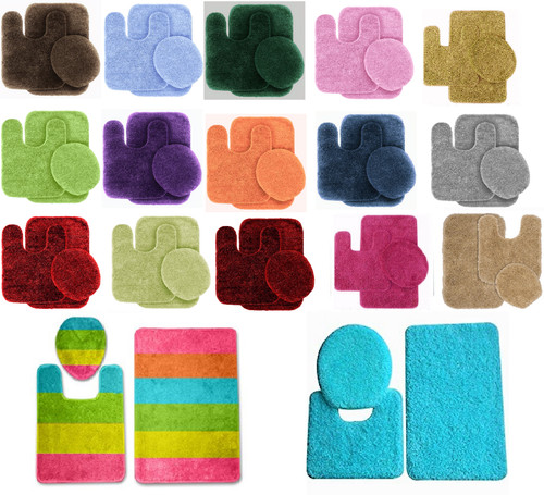 3pc bathrug contour mat - 3pc,