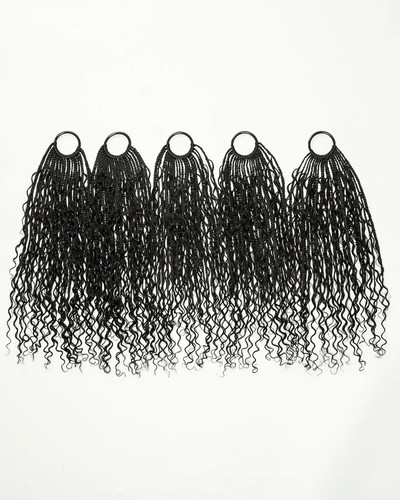 Boho box braids - box, with