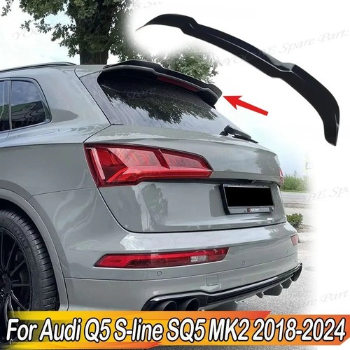 Black car rear spoiler - rear, for