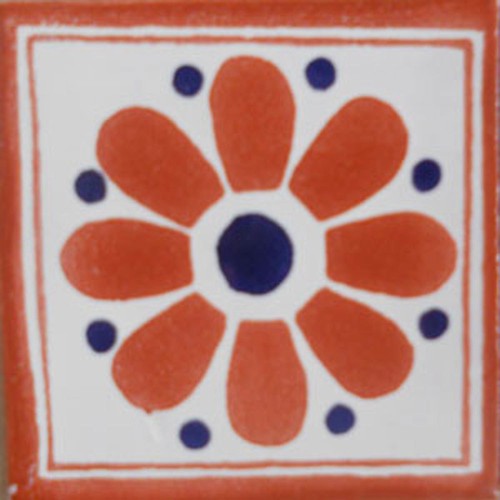 C106 mexican tile sample - mexican, 4x4