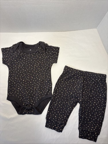 Blue tan polka dot cotton - tan,