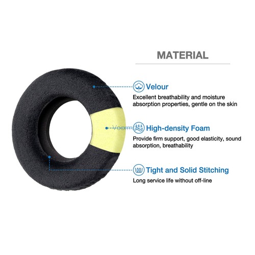 Velour ear pads for - velour,