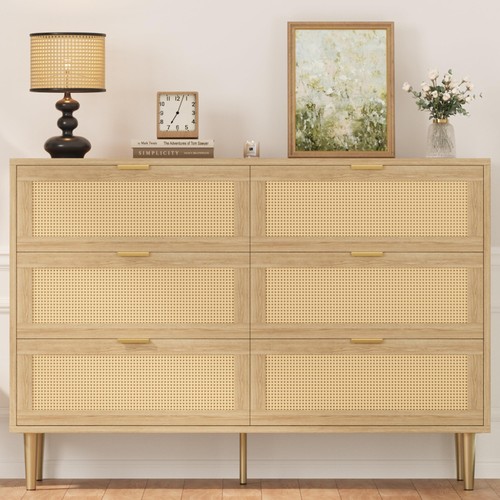 Rattan drawer dresser - 🌱rattan,